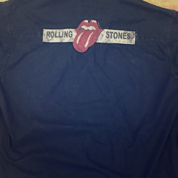 Riff Stars Other - Rolling Stones Long Sleeve Button Down Shirt SZ L